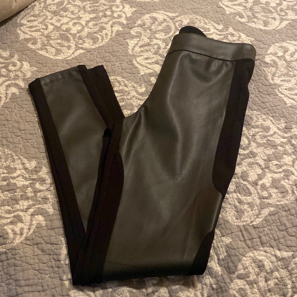 Vegan Leather Leggings